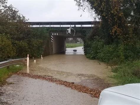 Maltempo Nelle Marche Rientrato Lallarme Per La Piena Del Fiume Esino