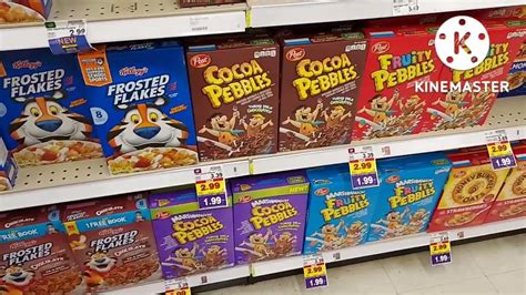 Name Brand Cereals 🥣 Honey Bunches Of Oats Chex Cheerios Frosted Flakes Cocoa Pebbles Fruit