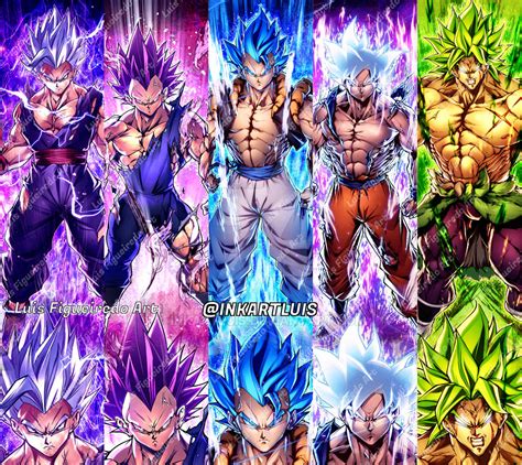 STRONGEST and BEST SAIYANS EVER by inkartluis on DeviantArt