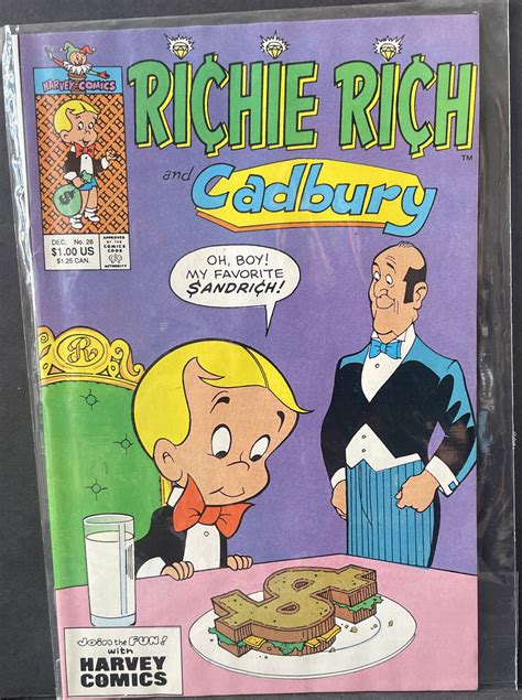 Harvey Comics Richie Rich And Cadbury 28 EBay