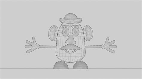 Mr Potato Head Toy Story Free 3d Model Cgtrader