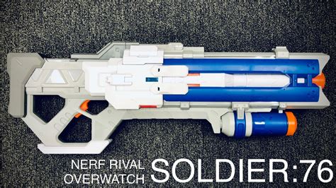 Nerf Rival Soldier76 Pulse Rifle 簡介 廣東話 Youtube