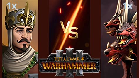 Can Louen Leoncoeur Beat Karanak In Total War Warhammer 3 YouTube