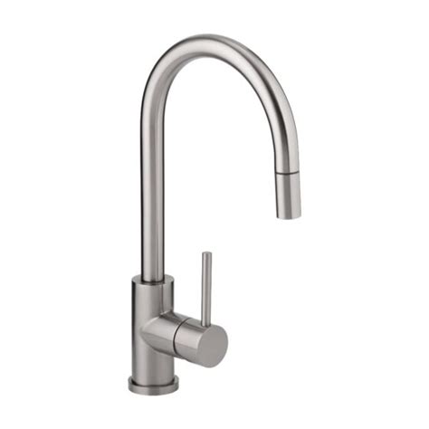 Elysian Commercial Pull Out Kitchen Mixer Brushed Gunmetal Abi