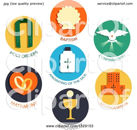 Seven Sacraments Symbols