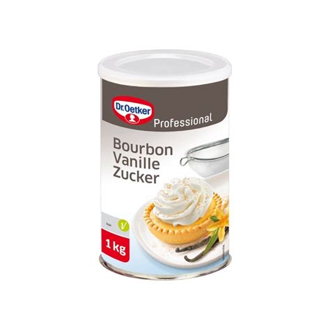 Transgourmet Sterreich Dr Oetker Bourbon Vanillezucker Kg