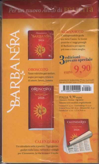 Almanacco Barbanera Oroscopo Calendario La Luna In Casa