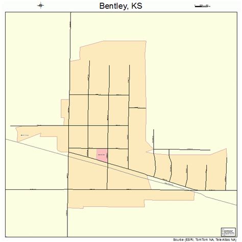 Bentley Kansas Street Map 2006125