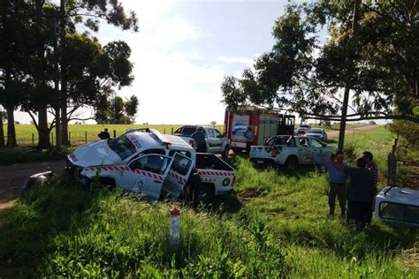 Tres integrantes de Bomberos Voluntarios San José sufrieron un