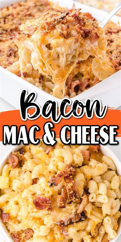 Homemade Bacon Mac And Cheese Recipe Bacon Mac And Cheese Baked Mac And Cheese Recipe Mac