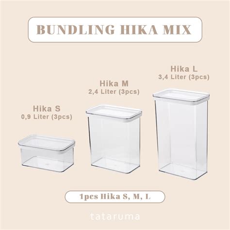 Jual TATARUMA Bundling Hika Toples Transparan Kedap Udara Airtight