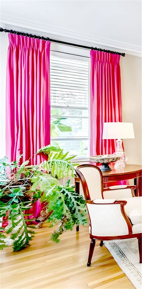 15 Pink Living Room Curtain Decor Ideas For A Cozy Space