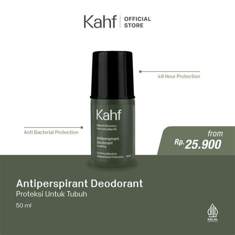 Kahf Soothing Antiperspirant Deodorant Roll On 50 Ml Lazada Indonesia