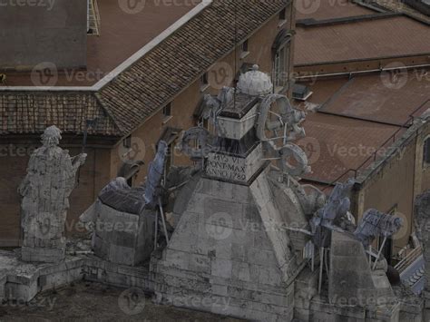 Saint Peter Basilica Rome View From Rooftop 17313421 Stock Photo At