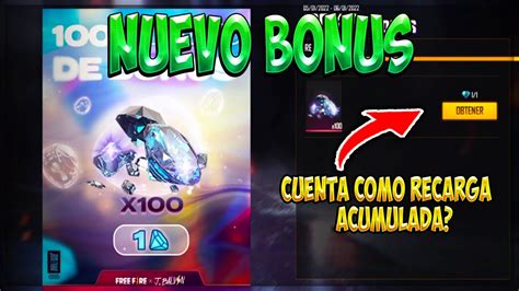 Como Funciona El Evento De Recarga De Bonus De Diamantes Free Fire