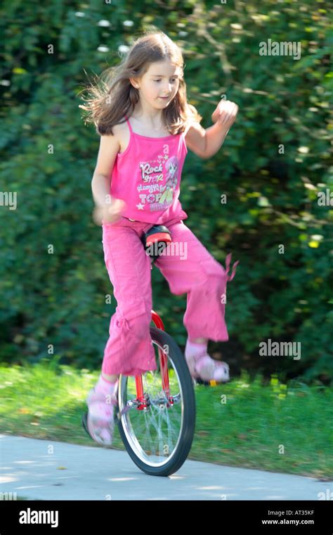 Unicycle Child Hi Res Stock Photography And Images Alamy