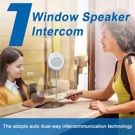 Daytech Window Speaker Intercom System Dual Way Intercom System For Business Anti Interference