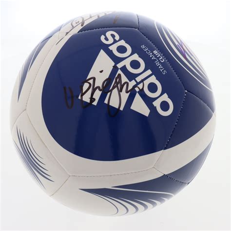 Adidas Soccer Ball Signed Ted Lasso By With Cristo Fernandez