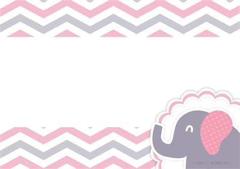 Total 53 Imagem Convite Cha De Bebe Elefante Rosa Para Editar Br