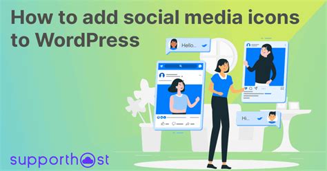 How To Add Social Media Icons To Wordpress Supporthost