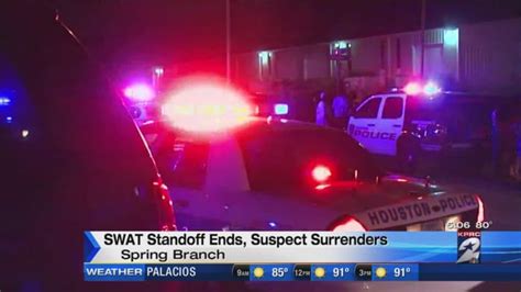 Swat Standoff Ends After Suspect Passes Out From Tear Gas Falls Through Ceiling