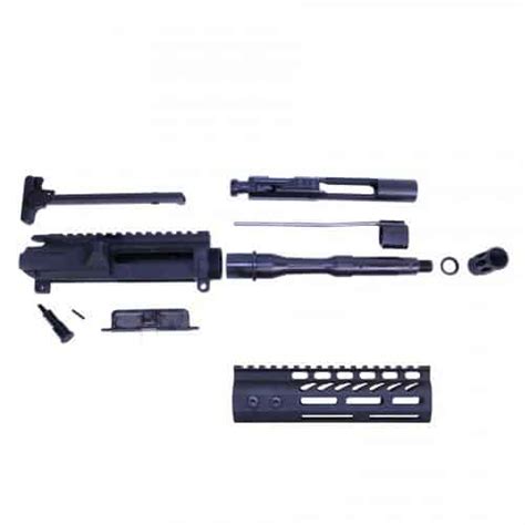 Guntec Usa Ar 15 5 56 Cal Complete Upper Kit Pistol Length Ultra Light M Lok Hg Tactical