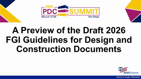 A Preview Of The Draft 2026 FGI Guidelines For Design And Construction