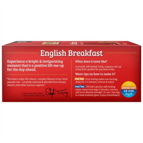 Twinings English Breakfast Black Tea 100 Individually Wrapped Tea Bags