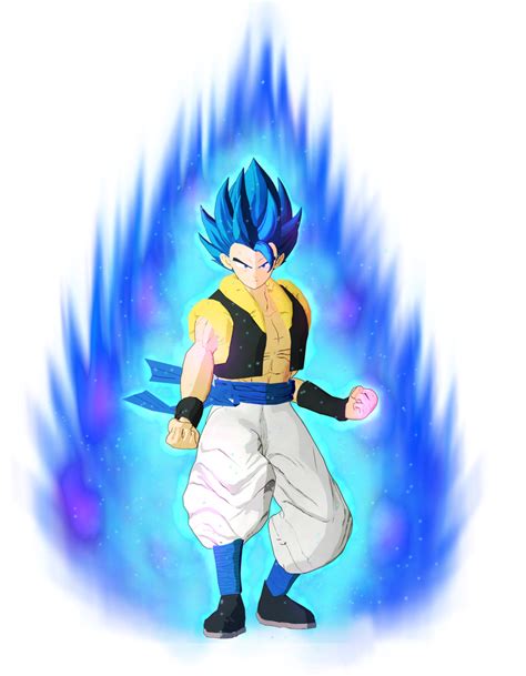 Gogeta Super Saiyan Blue Render By Flamelexart On Deviantart