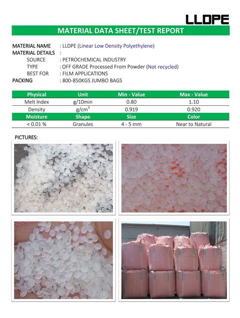 lldpe film lldpe processed  powder
