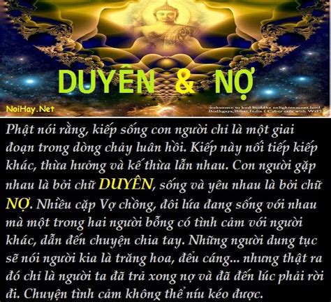 Nghe Phật dạy về DUYÊN và NỢ NHỮNG CÂU NÓI HAY VỀ TÌNH YÊU