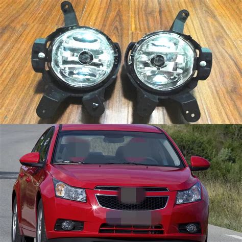 Pcs Clear Front Bumper Driving Fog Lights Lamp With Bulbs Lh Rh For