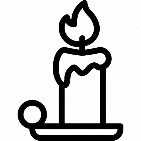 Candle Fire Flame Light Icon Download On Iconfinder