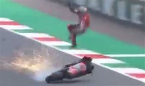 MotoGP Rider Michele Pirro Taken To Hospital After Being Knocked Out By