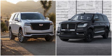 Comparativa Visual Cadillac Escalade Vs Lincoln Navigator 2020