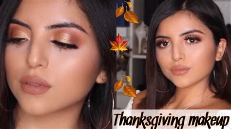 Simple Thanksgiving Makeup Tutorial Youtube