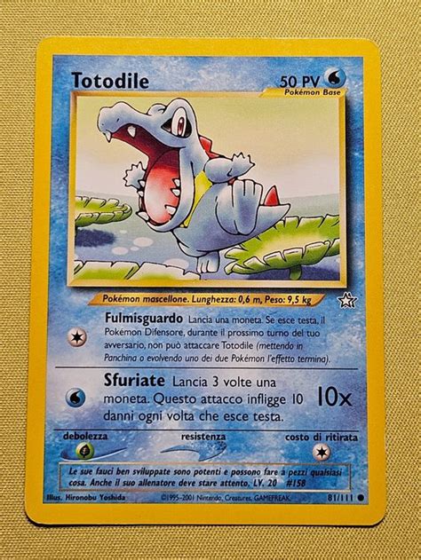 Neo Genesis Totodile It Kaufen Auf Ricardo