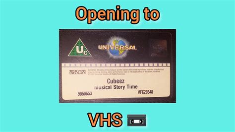 Opening And Closing To The Cubeez Musical Storytime UK VHS 2002 YouTube