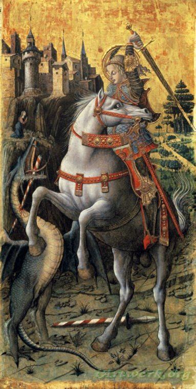 Carlo Crivelli Saint George Slaying The Dragon Painting IArtWork Org