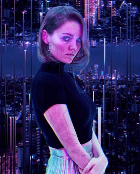 Quick edit of my friend Rachel : r/Cyberpunk