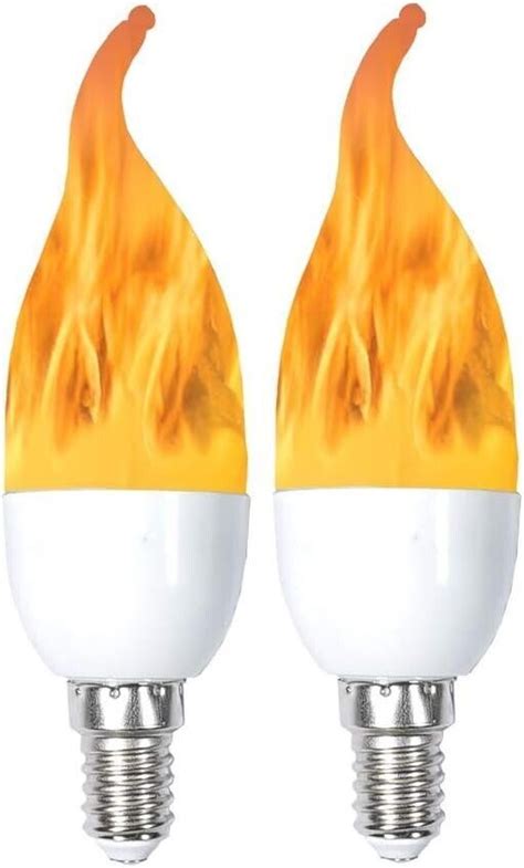 Flame Led Light Bulbs E12 Flame Tip Chandelier Light Bulbs Candelabra Base Vinta