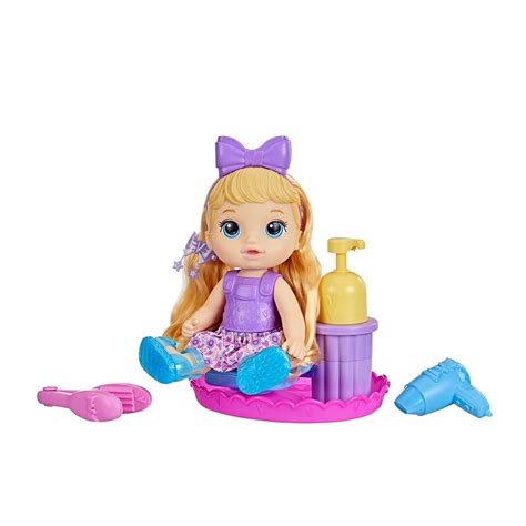 Mu Eca Hasbro Baby Alive Sudsy Styling Mu Eca Cabello Rubio Walmart