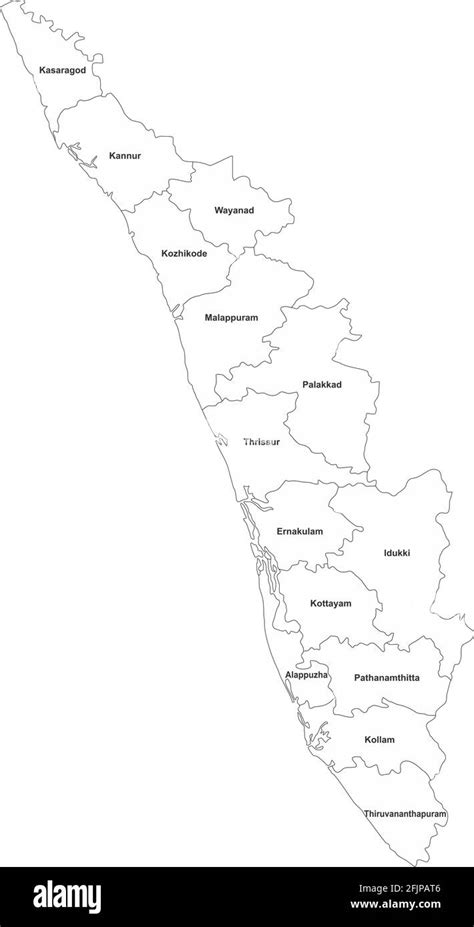 Kerala Map Outline Pdf - Bobbie Stefanie