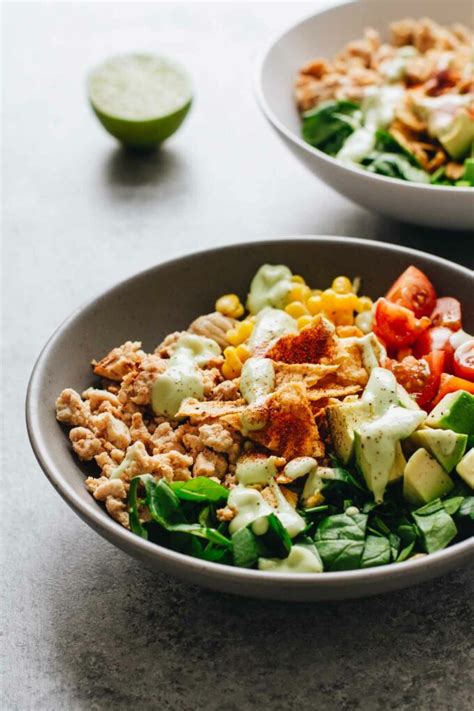 Easy Healthy Taco Salad W Ground Turkey Jar Of Lemons