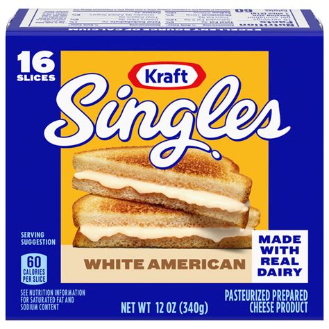 Save On Kraft Singles White American Cheese Slices 16 Ct Order Online