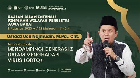 Majelis Ta Lim Persistri Bersama Ust Ucu Najmudin M Pd Cht Youtube