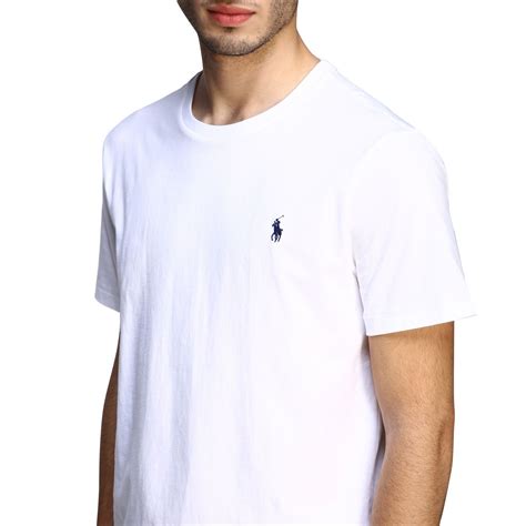 Polo Ralph Lauren T Shirt A Girocollo Con Logo Bianco T Shirt Polo