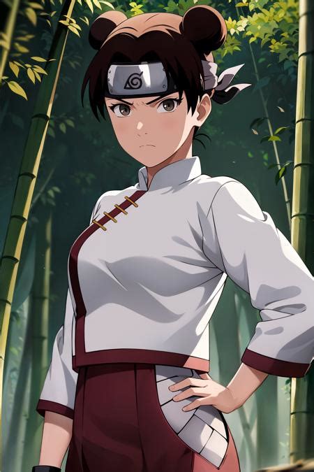 AI Art LoRA Model Tenten テンテン Naruto Shippuden PixAI