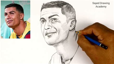 Cristiano Ronaldo Easy Pencil Drawing