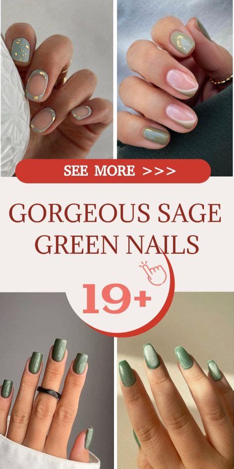 Gorgeous Sage Green Nails To Inspire Your Next Mani